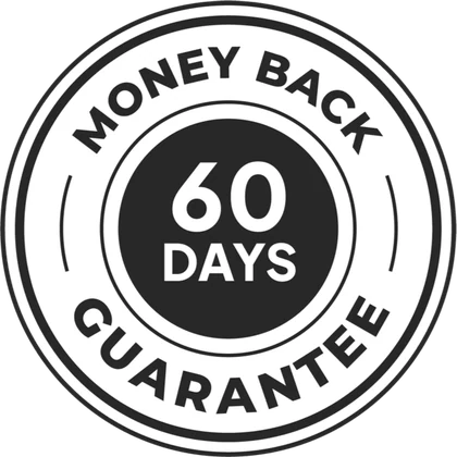 60 day money back guarantee